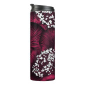 手描きのラクダの花柄 タンブラー (回転右)