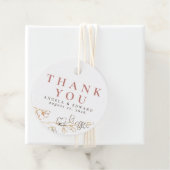 手描きのワイルドフラワー ミニマル お礼の品 フェイバータグ (インサイチュ)