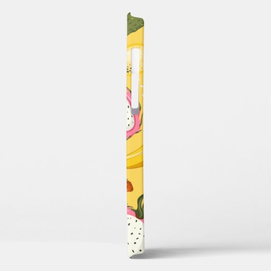 手描きのヴィンテージアニメの夏の果物。シームレス Case-Mate iPhoneケース (裏面 / 左)