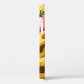 手描きのヴィンテージアニメの夏の果物。シームレス Case-Mate iPhoneケース (裏面 / 右)