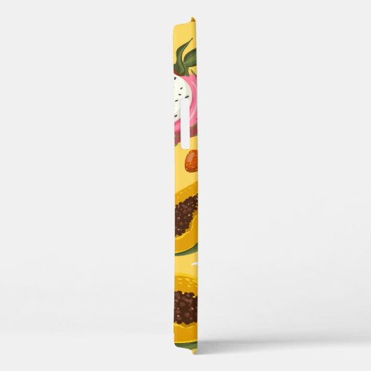 手描きのヴィンテージアニメの夏の果物。シームレス Case-Mate iPhoneケース (裏面 / 右)