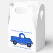 手描きのヴィンテージ ブルートラック フェイバーボックス (見開き)