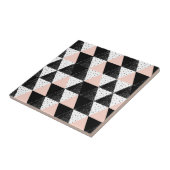 手描きの三角形の幾何学的なパターン タイル (側面)