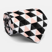 手描きの三角形の幾何学的なパターン ネクタイ (ロール)
