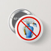 手描きの印: 香水無し 缶バッジ (正面&裏面)