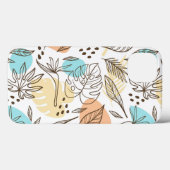 手描きの夏のトロピカルパターン Case-Mate iPhoneケース (裏面 (横))