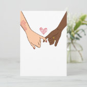 手描きの小指の約束の概念 シーズンカード (スタンド正面)