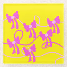 手描きの弓 ピンク＋イエロー ラバーズ