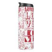 手描きの愛のドードル  タンブラー (回転右)