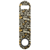 手描きの愛パターン スピード栓抜き (裏面)