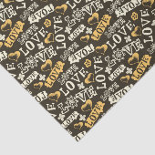 手描きの愛パターン 薄葉紙 (詳細)