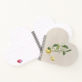 手描きの成長するレモン ノートブック (内部)