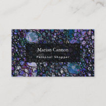 手描きの抽象的な円、青、黒い紫色