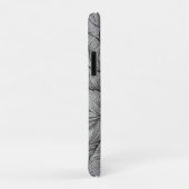 手描きの抽象的な花柄iPhoneケース Case-Mate iPhoneケース (裏面/右)