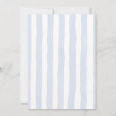 手描きの新鮮な市場挙式前の女子会 サンキューカード (裏面)