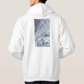 手描きの東京ドリフター パーカ (裏面)