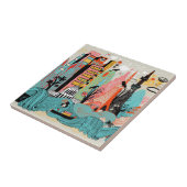 手描きの東京日本 タイル (側面)