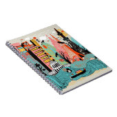 手描きの東京日本 ノートブック (右側)