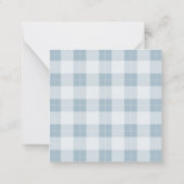 手描きの松のミニ 個人用ホリデーカード ノートカード (裏面)