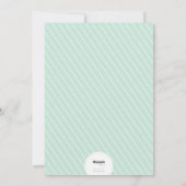 手描きの楽しいカリグラフィー植物写真 ラスティックスタイル シーズンカード (裏面)