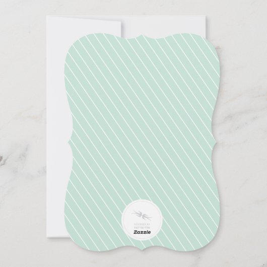 手描きの楽しいカリグラフィー植物写真 ラスティック シーズンカード (裏面)