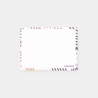 手描きの模様 ポストイット