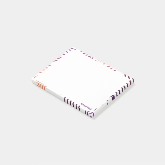 手描きの模様 ポストイット (アングル)