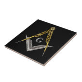 手描きの正方形およびコンパス タイル (側面)