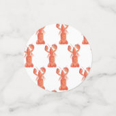 手描きの水彩タカアシガニ メインキャッチ ブライダルシャワー コンフェッティ (スモール正面)