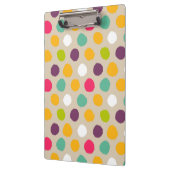 手描きの水玉模様パターン クリップボード (左)