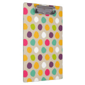 手描きの水玉模様パターン クリップボード (右)