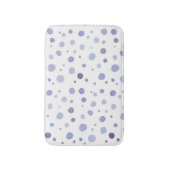 手描きの水玉模様 バスマット (正面縦)