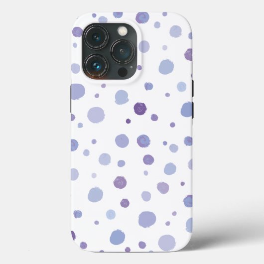 手描きの水玉模様 Case-Mate iPhoneケース (裏面)