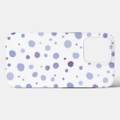 手描きの水玉模様 Case-Mate iPhoneケース (裏面 (横))