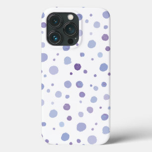 手描きの水玉模様 iPhone 13 PROケース