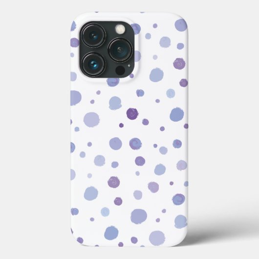手描きの水玉模様 Case-Mate iPhoneケース (裏面)