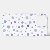 手描きの水玉模様 Case-Mate iPhoneケース (裏面 (横))
