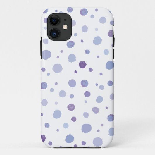 手描きの水玉模様 Case-Mate iPhoneケース (裏面)