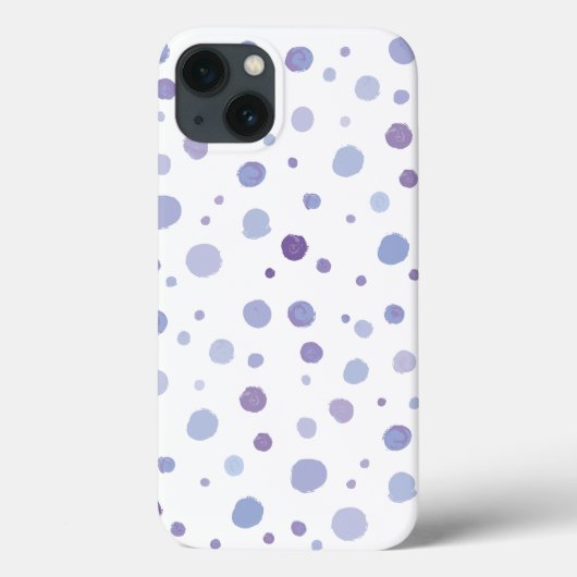 手描きの水玉模様 Case-Mate iPhoneケース (裏面)