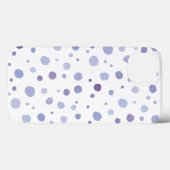 手描きの水玉模様 Case-Mate iPhoneケース (裏面 (横))