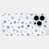 手描きの水玉模様 Case-Mate iPhoneケース (裏面 (横))