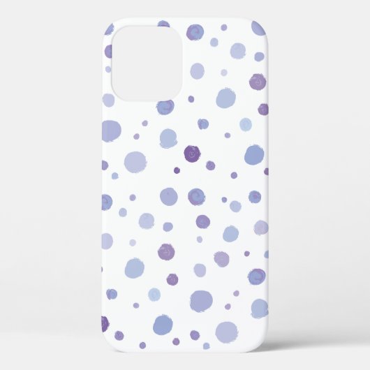 手描きの水玉模様 Case-Mate iPhoneケース (裏面)