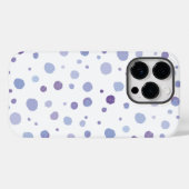 手描きの水玉模様 Case-Mate iPhoneケース (裏面 (横))