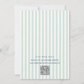 手描きの海岸 レトロな結婚式の招待状 招待状 (裏面)