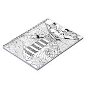 手描きの灯台落書き ノートブック (左側)