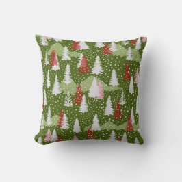 手描きの独占的なクリスマスワンダーランド クッション