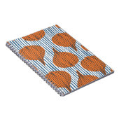 手描きの玉ねぎの球根野菜の壁紙。モダン ノートブック (右側)