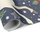 手描きの生レモン模様を木目地に塗る ラッピングペーパー (ロールコーナー)