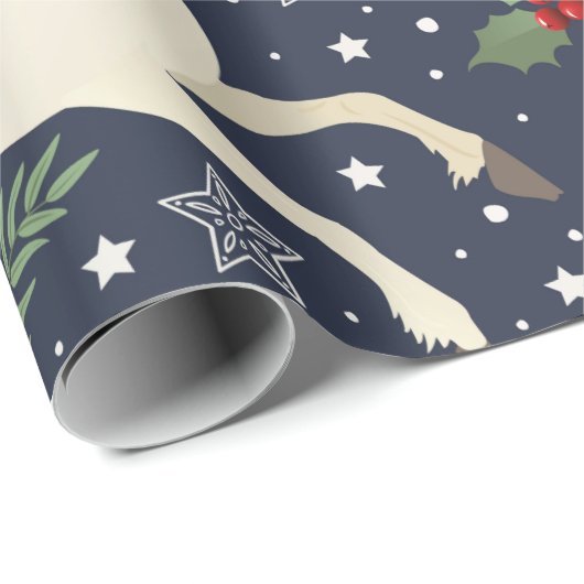 手描きの生レモン模様を木目地に塗る ラッピングペーパー (ロールコーナー)