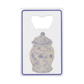 手描きの生姜の壺 クレジットカード栓抜き (正面)